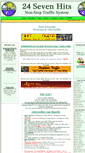 Mobile Screenshot of 24sevenhits.com